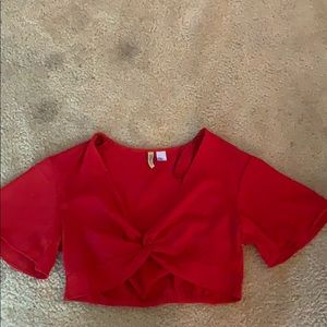 Red Crop Top PERFECT FOR SUMMER!
